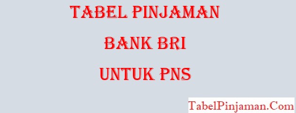 Tabel Pinjaman Bank BRI Untuk PNS, Syarat Terbaru 2023