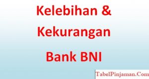 Kelebihan dan Kekurangan Bank BNI
